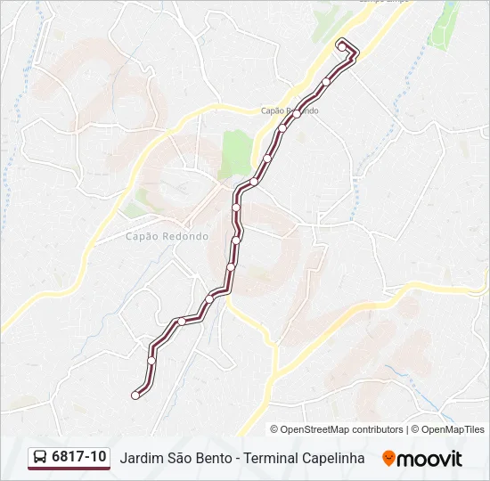 6817-10 Bus Line Map