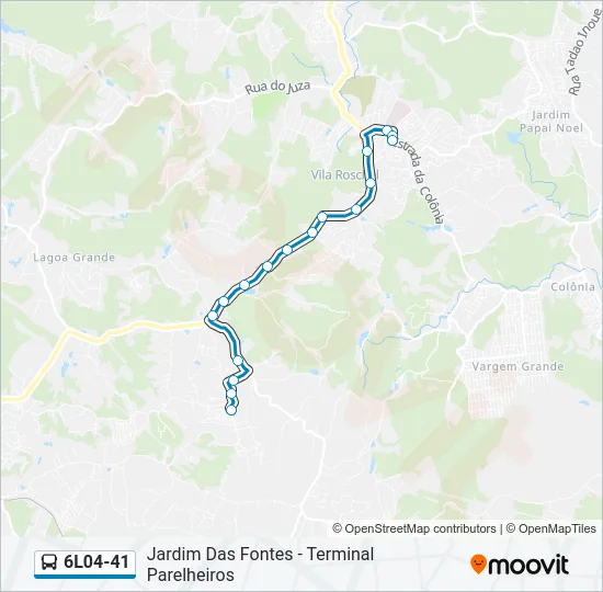 6L04-41 Bus Line Map