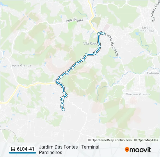 6L04-41 Bus Line Map