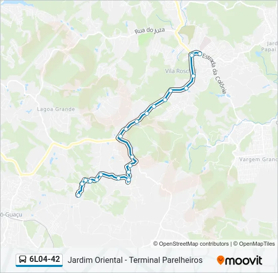 6L04-42 Bus Line Map