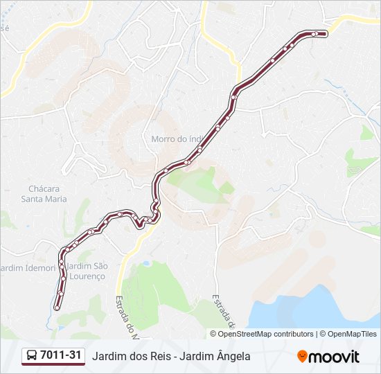 701131 Route: Schedules, Stops & Maps - Jd. Ângela (Updated)