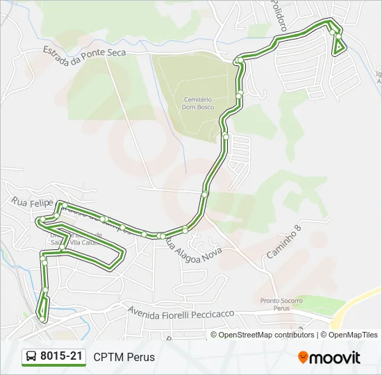8015-21 Bus Line Map