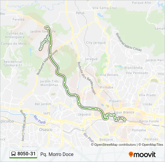 8050-31 Bus Line Map