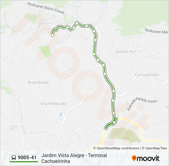 9005-41 Bus Line Map
