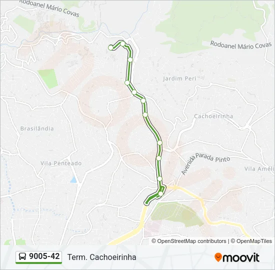 9005-42 Bus Line Map