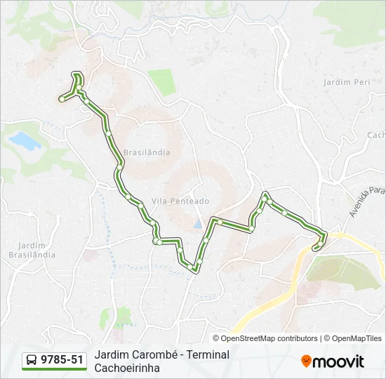 9785-51 Bus Line Map