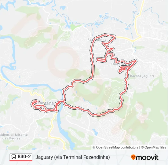 830-2 Bus Line Map