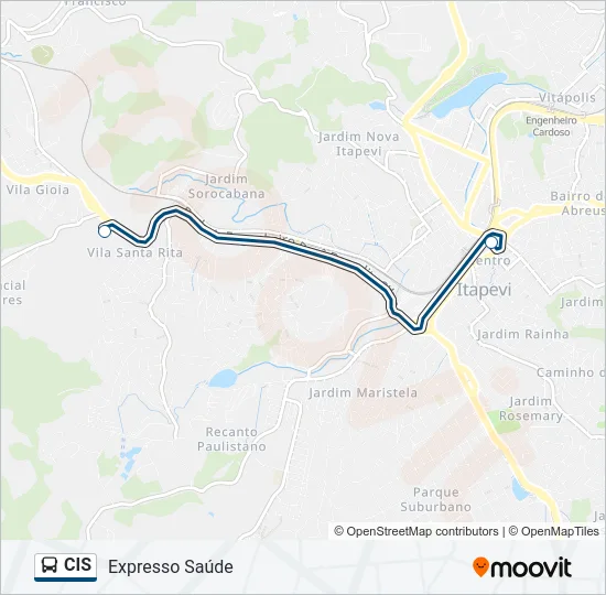 CIS Bus Line Map