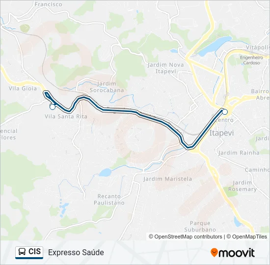 CIS Bus Line Map