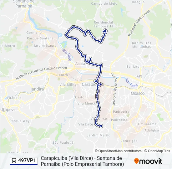 497VP1 Bus Line Map