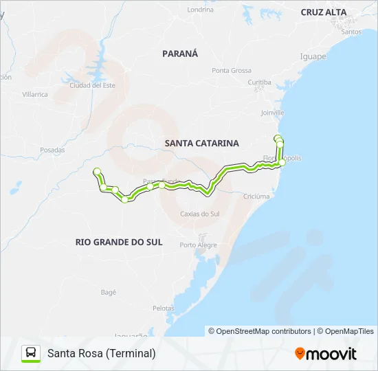 FLIXBUS BRN0908 Bus Line Map