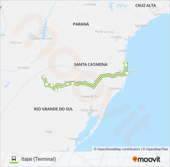 FLIXBUS BRN0908 Bus Line Map