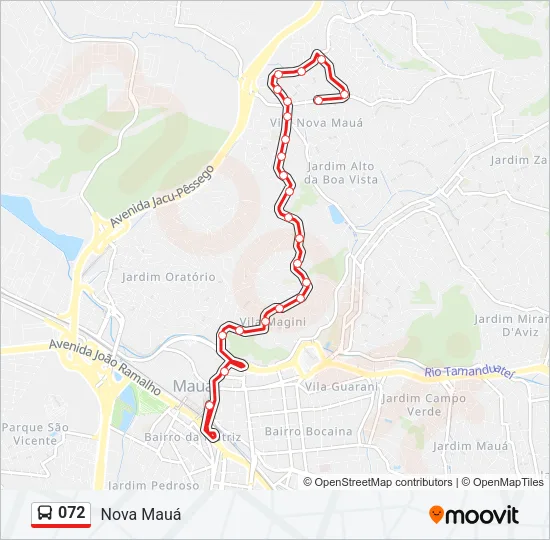 072 Bus Line Map