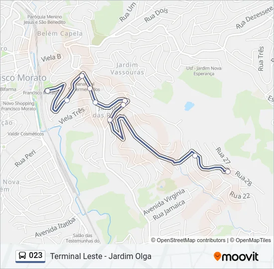023 Bus Line Map