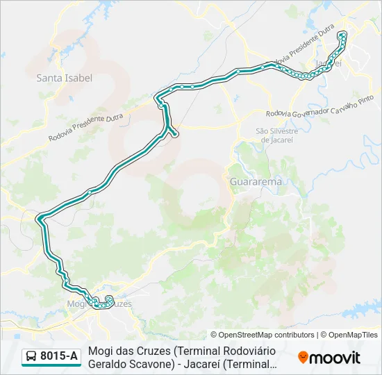 8015-A Bus Line Map
