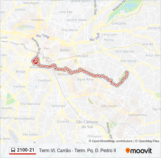 2100-21  Line Map