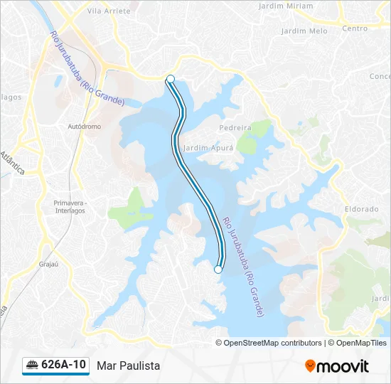 626A-10 Ferry Line Map