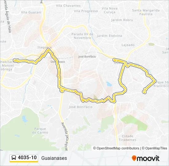 4035-10 Bus Line Map