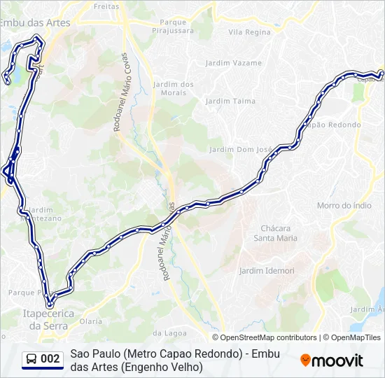 002 Bus Line Map