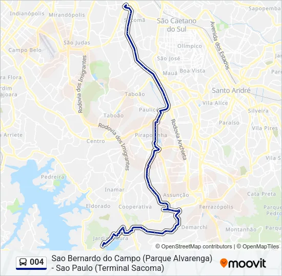 004 Bus Line Map