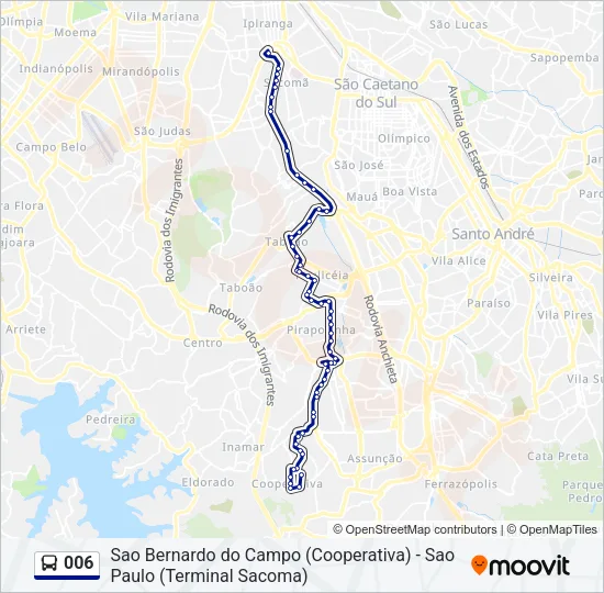 006 Bus Line Map