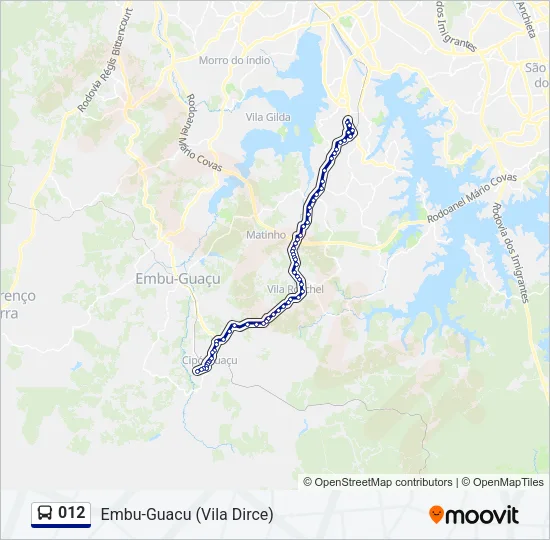 012 Bus Line Map