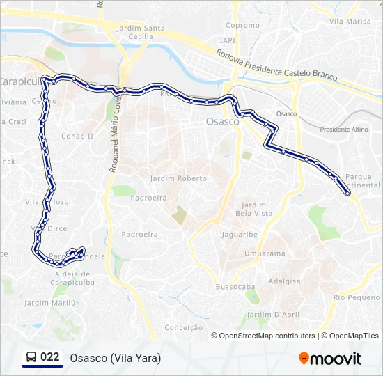 022 Bus Line Map