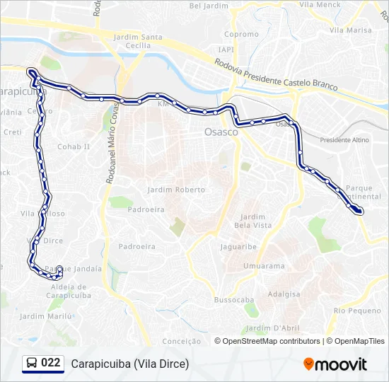 022 Bus Line Map