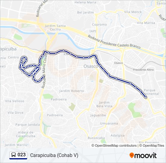 023 bus Line Map