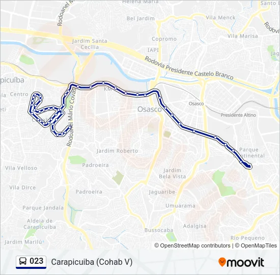 023 Bus Line Map