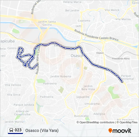 023 Bus Line Map