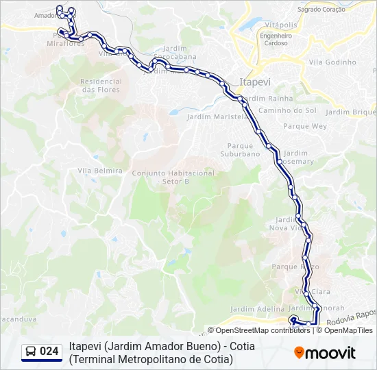 024 Bus Line Map