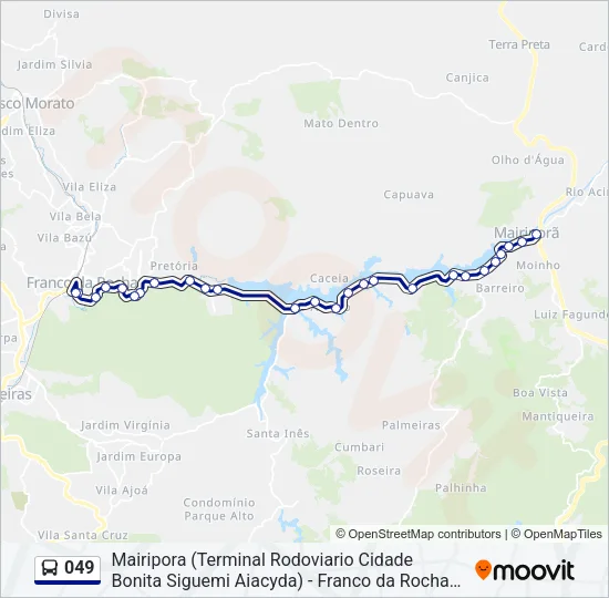 049 Bus Line Map