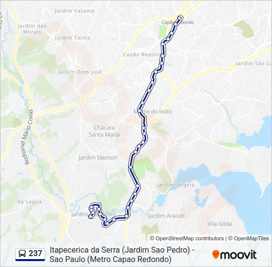 237 Bus Line Map