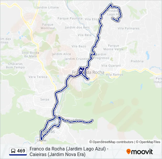 469 Bus Line Map