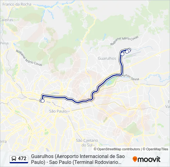 472 Bus Line Map