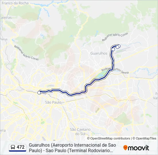 472 Bus Line Map