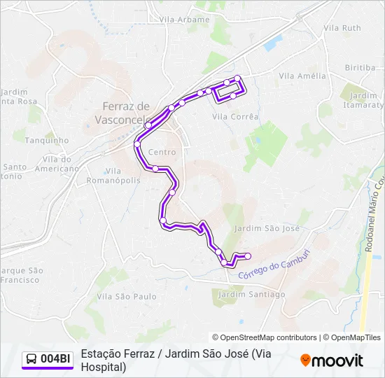 004BI Bus Line Map