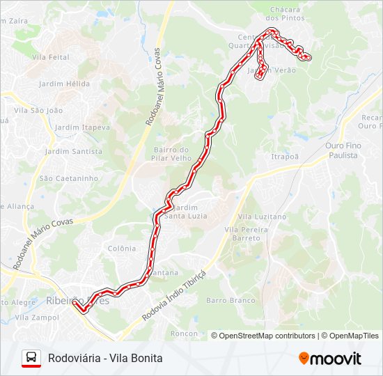 08 VILA BONITA bus Line Map