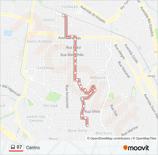 07 Bus Line Map
