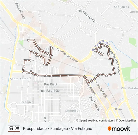 08 Bus Line Map