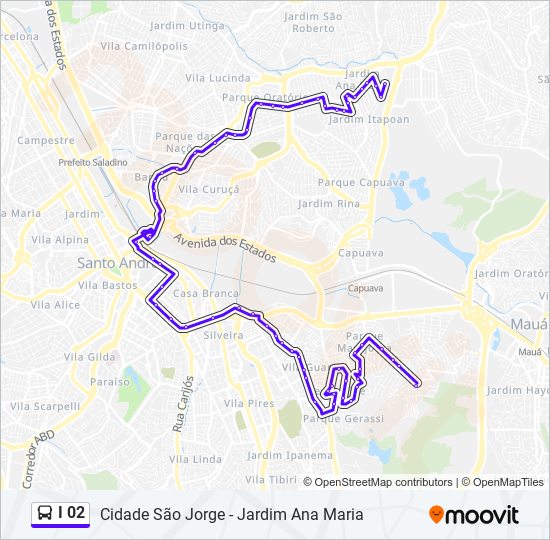 i 02 Route: Schedules, Stops & Maps - Jardim Ana Maria (Updated)