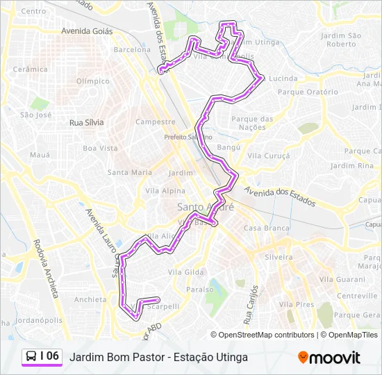 I 06 Bus Line Map