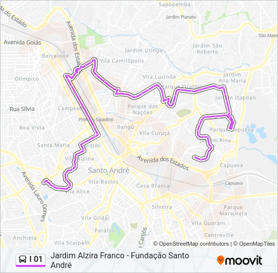 I 01  Line Map