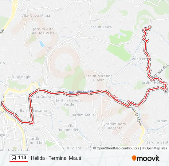 113  Line Map