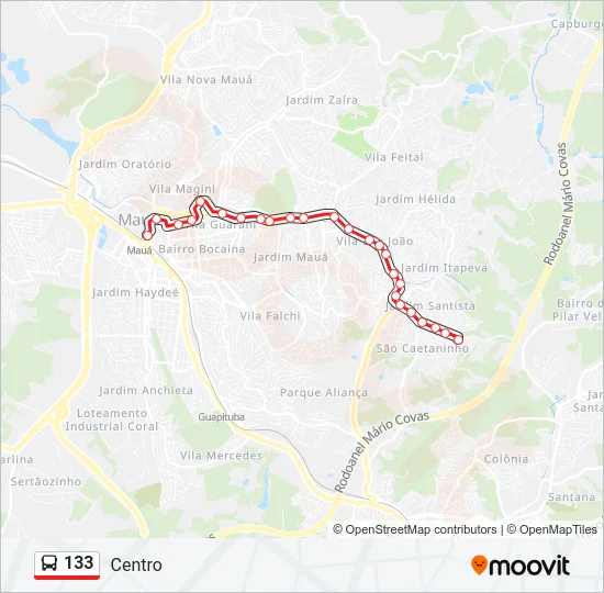 133  Line Map
