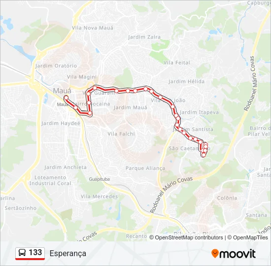 133  Line Map