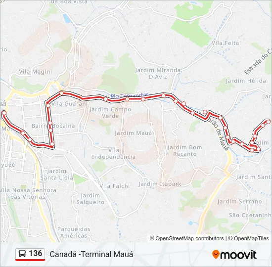 136  Line Map