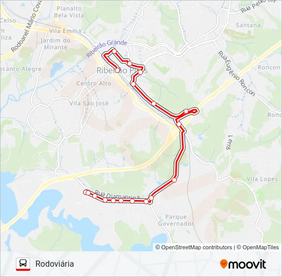 20 JARDIM VALENTINA Bus Line Map