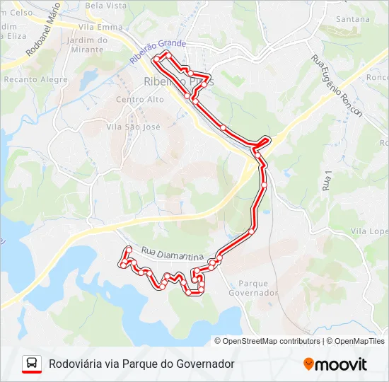 20 JARDIM VALENTINA Bus Line Map